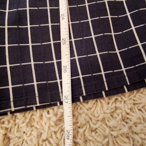 Bugatchi Checked Button Down Short Sleeve Shirt Size Medium - Picture 12 of 12